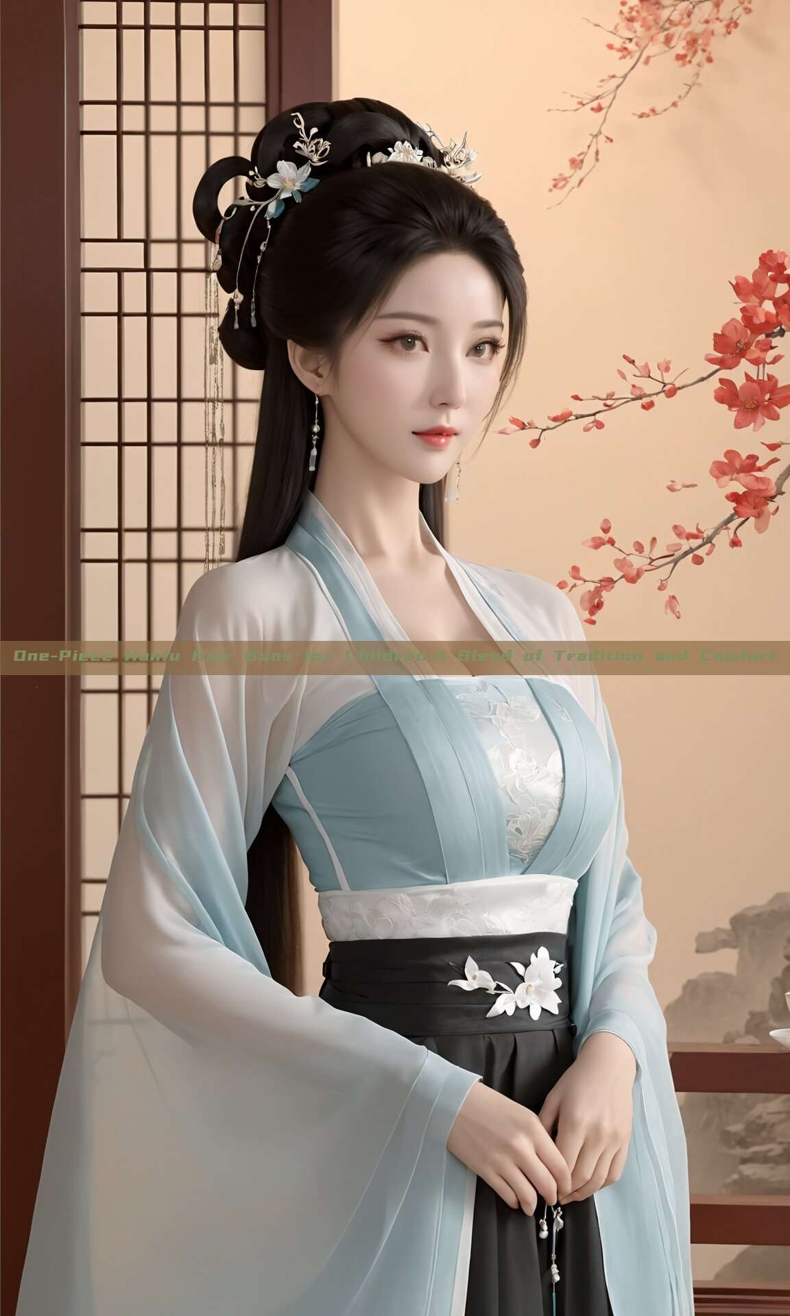 One-Piece Hanfu Hair Buns for Children:A Blend of Tradition and Comfort