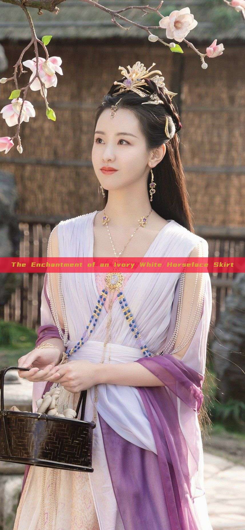 The Enchantment of an Ivory White Horseface Skirt The Enchantment of an Ivory White Horseface Skirt
