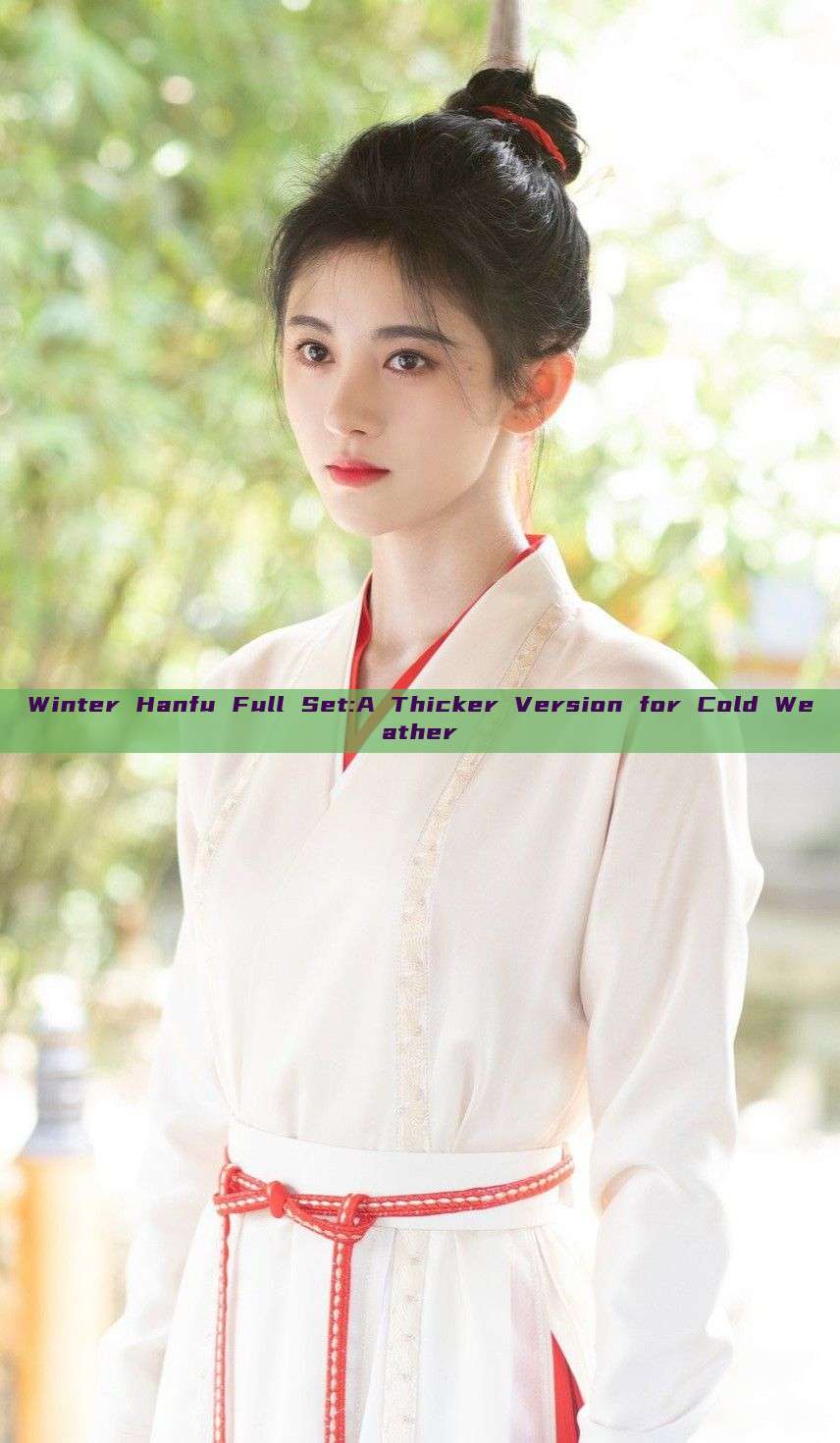 Winter Hanfu Full Set:A Thicker Version for Cold Weather Winter Hanfu Full Set:A Thicker Version for Cold Weather