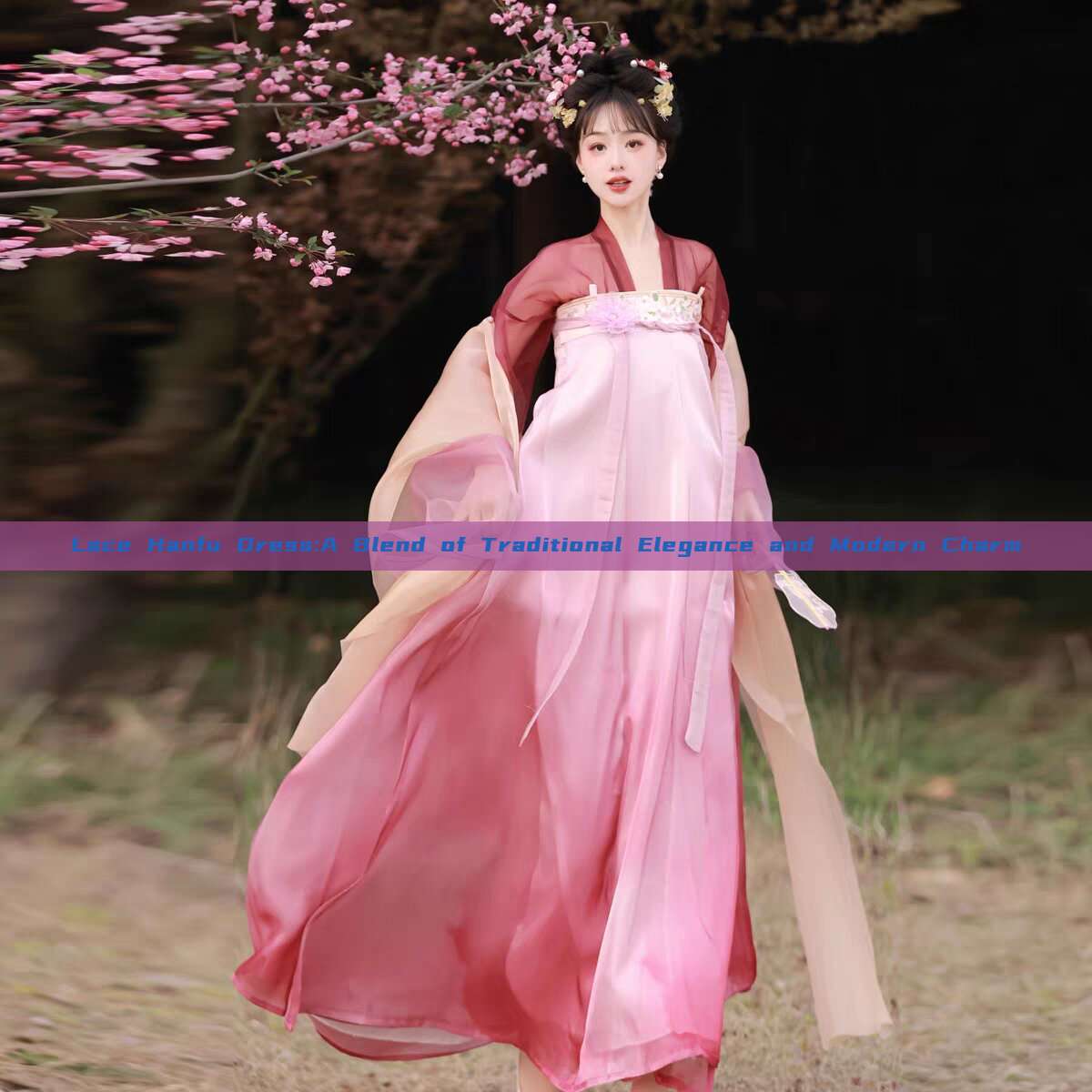 Lace Hanfu Dress:A Blend of Traditional Elegance and Modern Charm Lace Hanfu Dress:A Blend of Traditional Elegance and Modern Charm