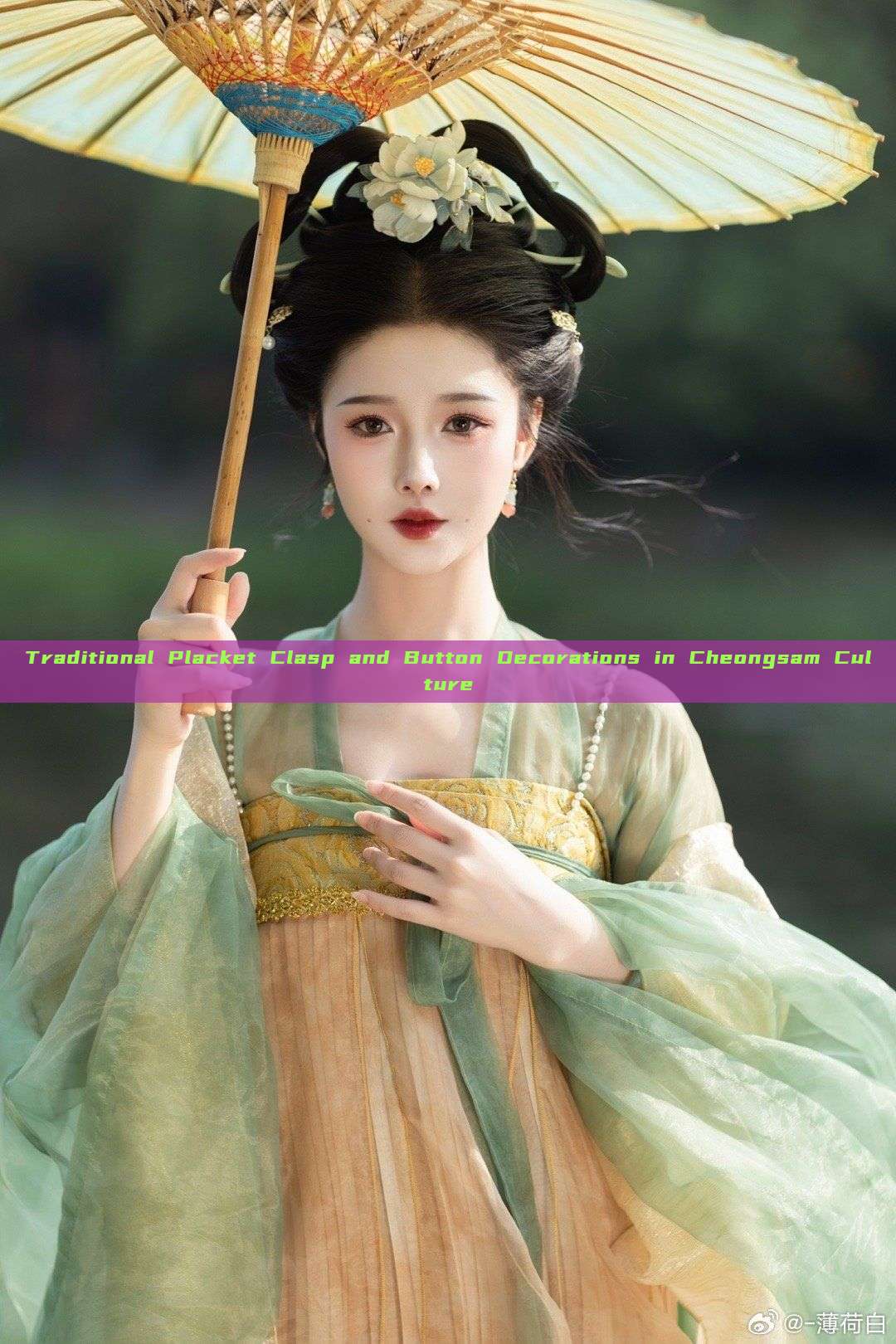 Traditional Placket Clasp and Button Decorations in Cheongsam Culture Traditional Placket Clasp and Button Decorations in Cheongsam Culture