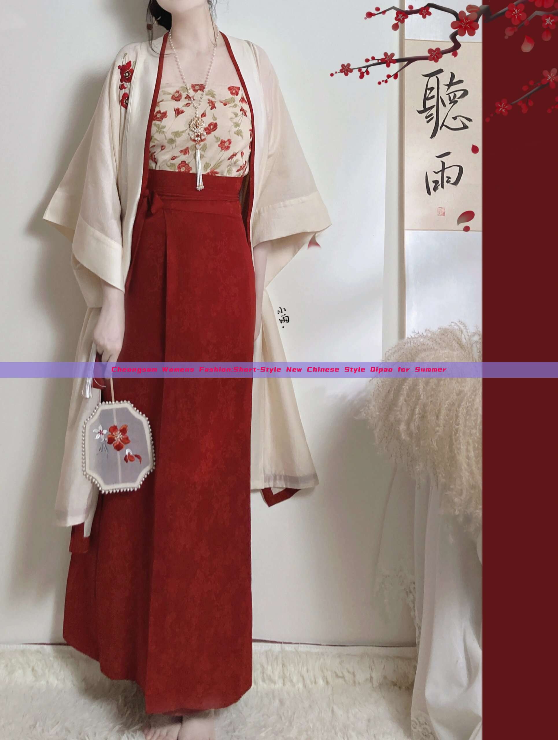 Cheongsam Womens Fashion:Short-Style New Chinese Style Qipao for Summer Cheongsam Womens Fashion:Short-Style New Chinese Style Qipao for Summer