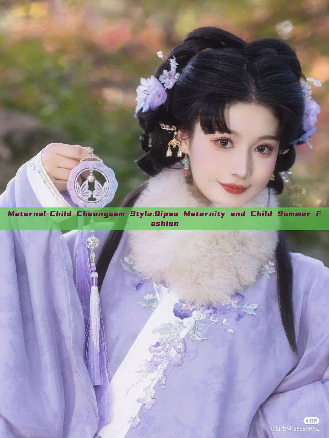 Maternal-Child Cheongsam Style:Qipao Maternity and Child Summer Fashion Maternal-Child Cheongsam Style:Qipao Maternity and Child Summer Fashion