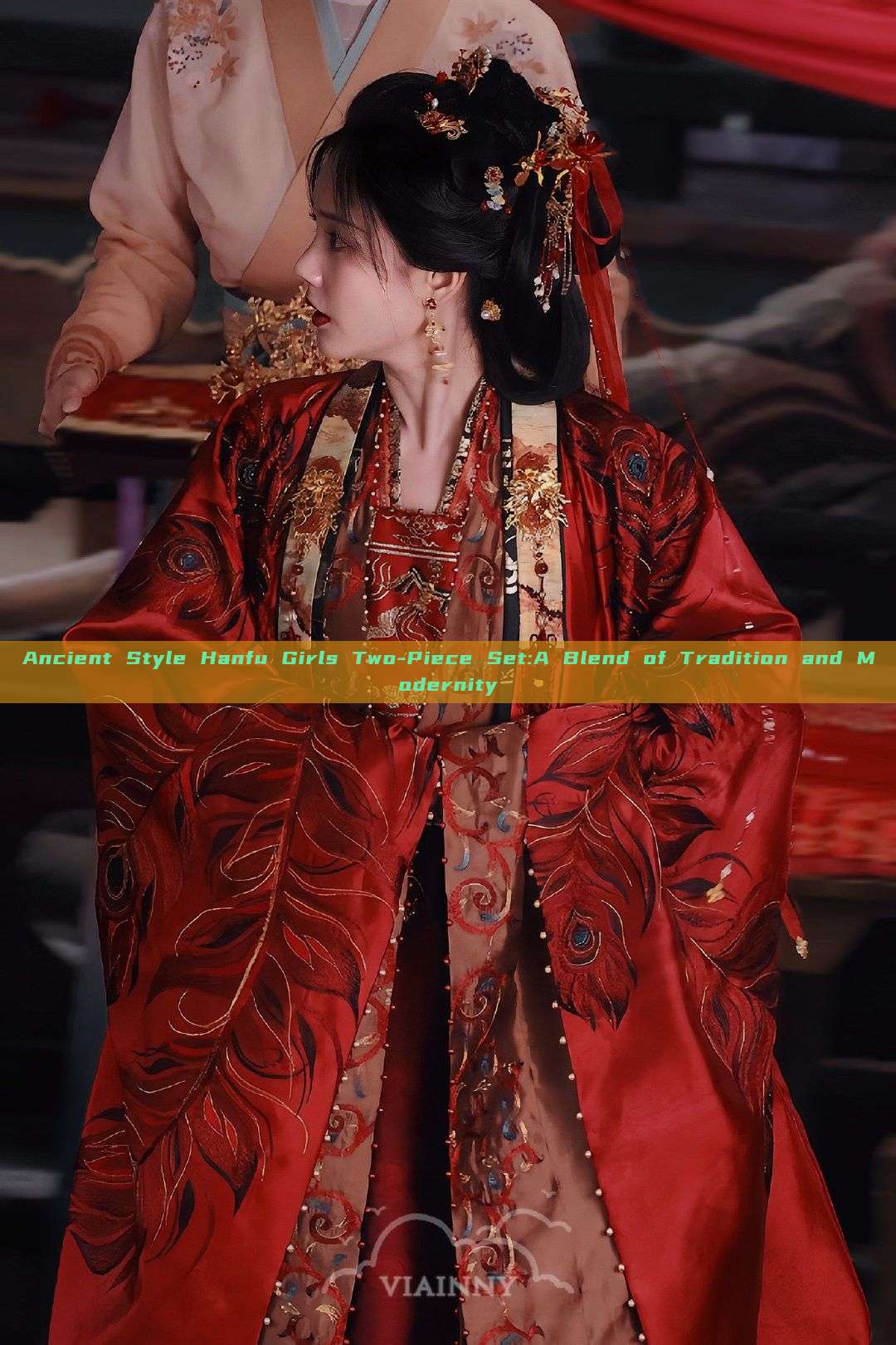 Ancient Style Hanfu Girls Two-Piece Set:A Blend of Tradition and Modernity