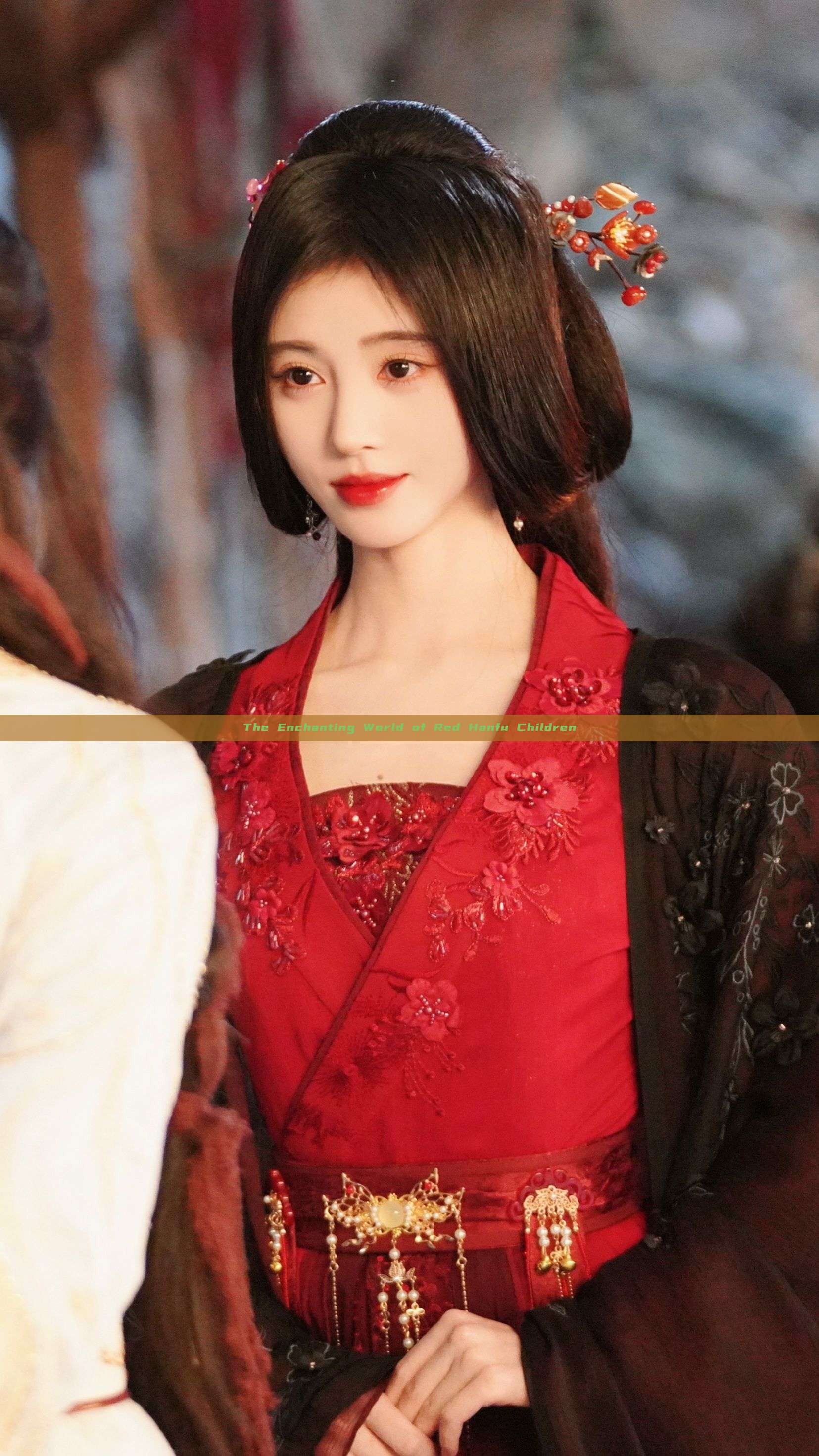 The Enchanting World of Red Hanfu Children The Enchanting World of Red Hanfu Children