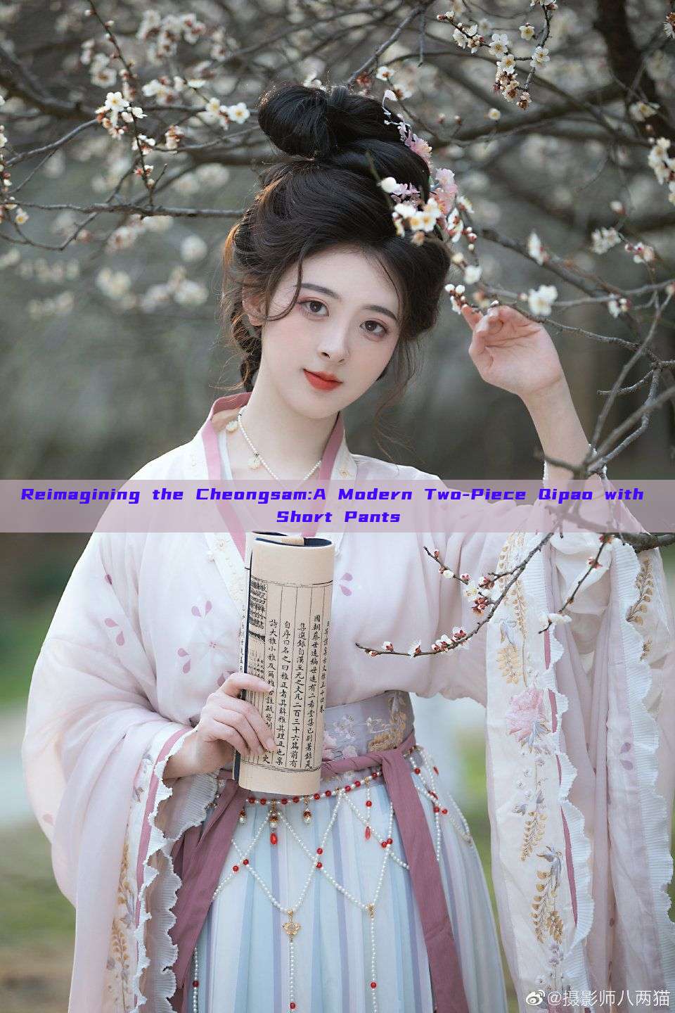 Reimagining the Cheongsam:A Modern Two-Piece Qipao with Short Pants Reimagining the Cheongsam:A Modern Two-Piece Qipao with Short Pants