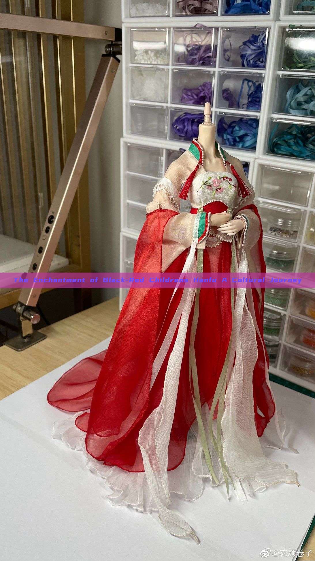 The Enchantment of Black-Red Childrens Hanfu A Cultural Journey The Enchantment of Black-Red Childrens Hanfu A Cultural Journey