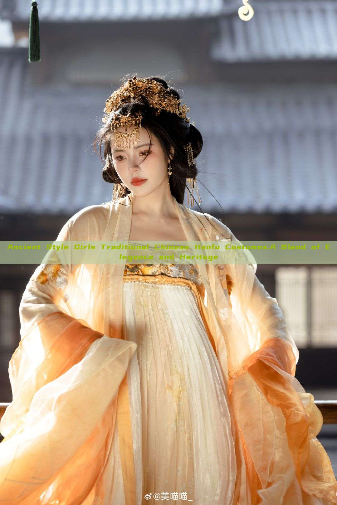 Ancient Style Girls Traditional Chinese Hanfu Costumes:A Blend of Elegance and Heritage