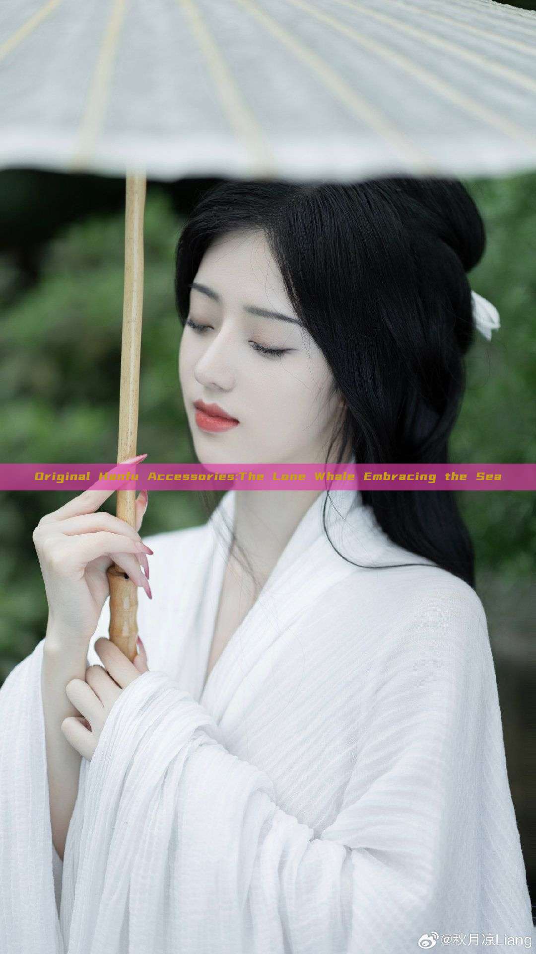 Original Hanfu Accessories:The Lone Whale Embracing the Sea Original Hanfu Accessories:The Lone Whale Embracing the Sea