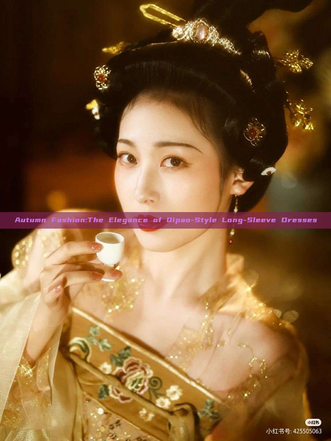 Autumn Fashion:The Elegance of Qipao-Style Long-Sleeve Dresses Autumn Fashion:The Elegance of Qipao-Style Long-Sleeve Dresses
