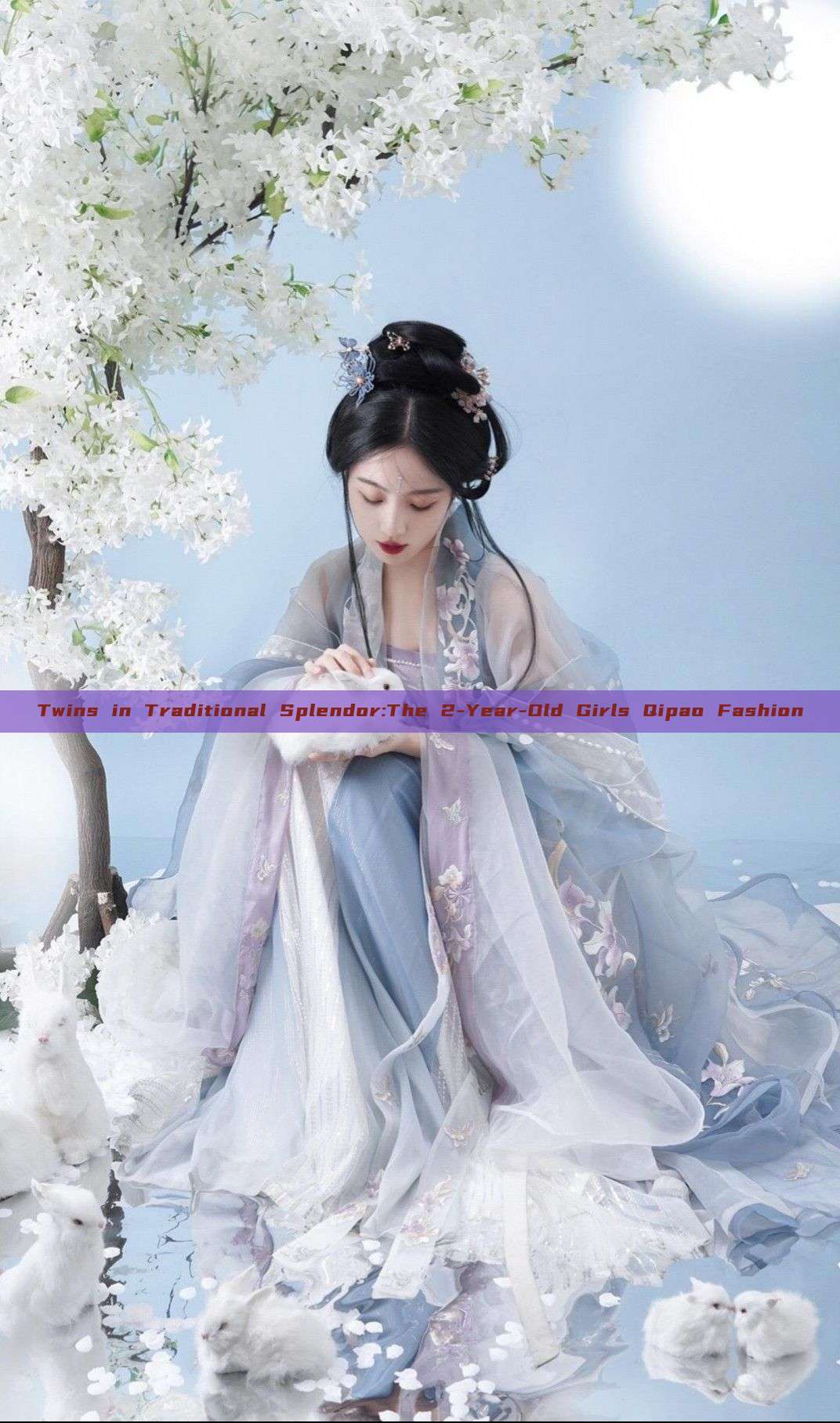 Twins in Traditional Splendor:The 2-Year-Old Girls Qipao Fashion Twins in Traditional Splendor:The 2-Year-Old Girls Qipao Fashion