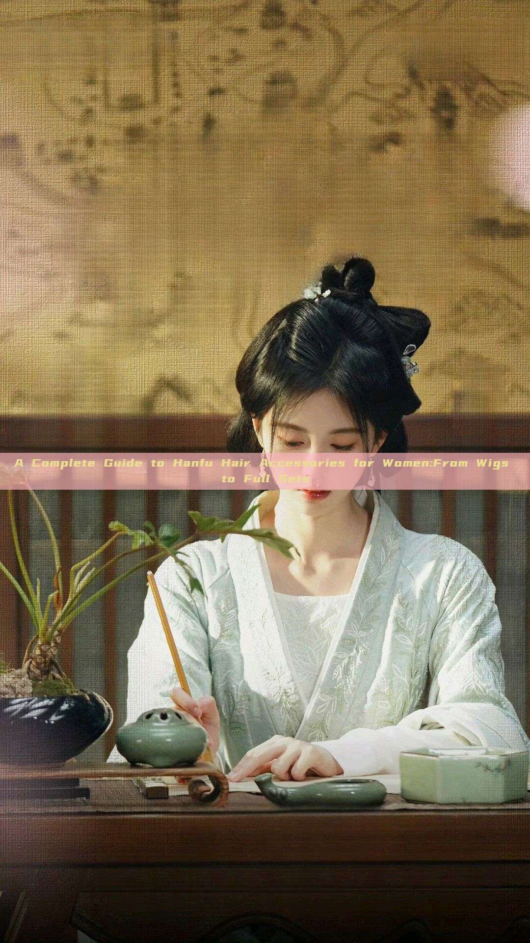 A Complete Guide to Hanfu Hair Accessories for Women:From Wigs to Full Sets A Complete Guide to Hanfu Hair Accessories for Women:From Wigs to Full Sets