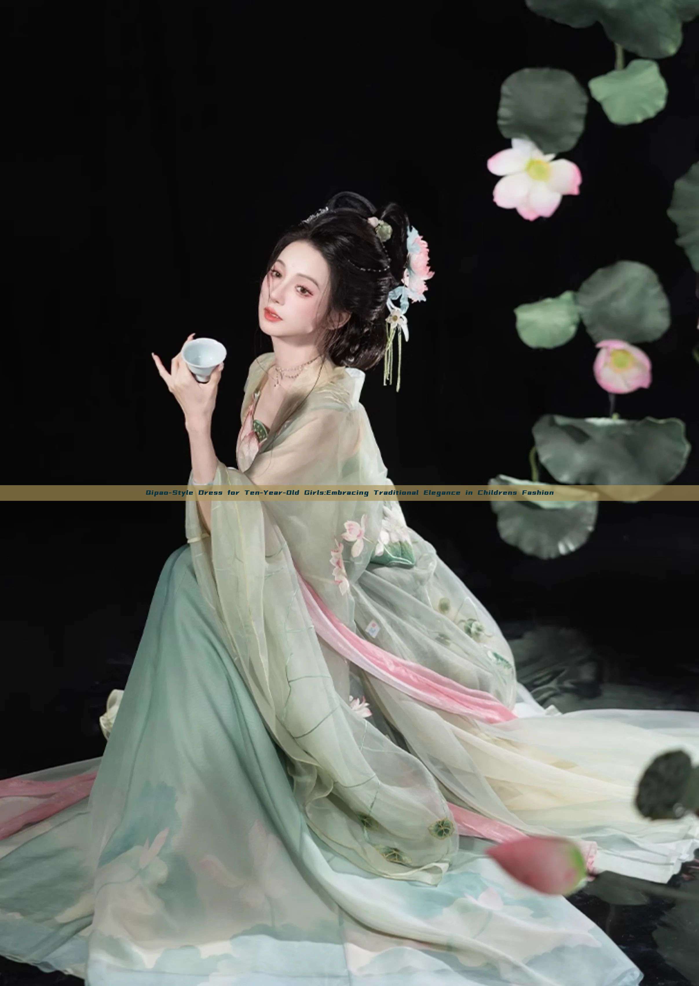 Qipao-Style Dress for Ten-Year-Old Girls:Embracing Traditional Elegance in Childrens Fashion Qipao-Style Dress for Ten-Year-Old Girls:Embracing Traditional Elegance in Childrens Fashion