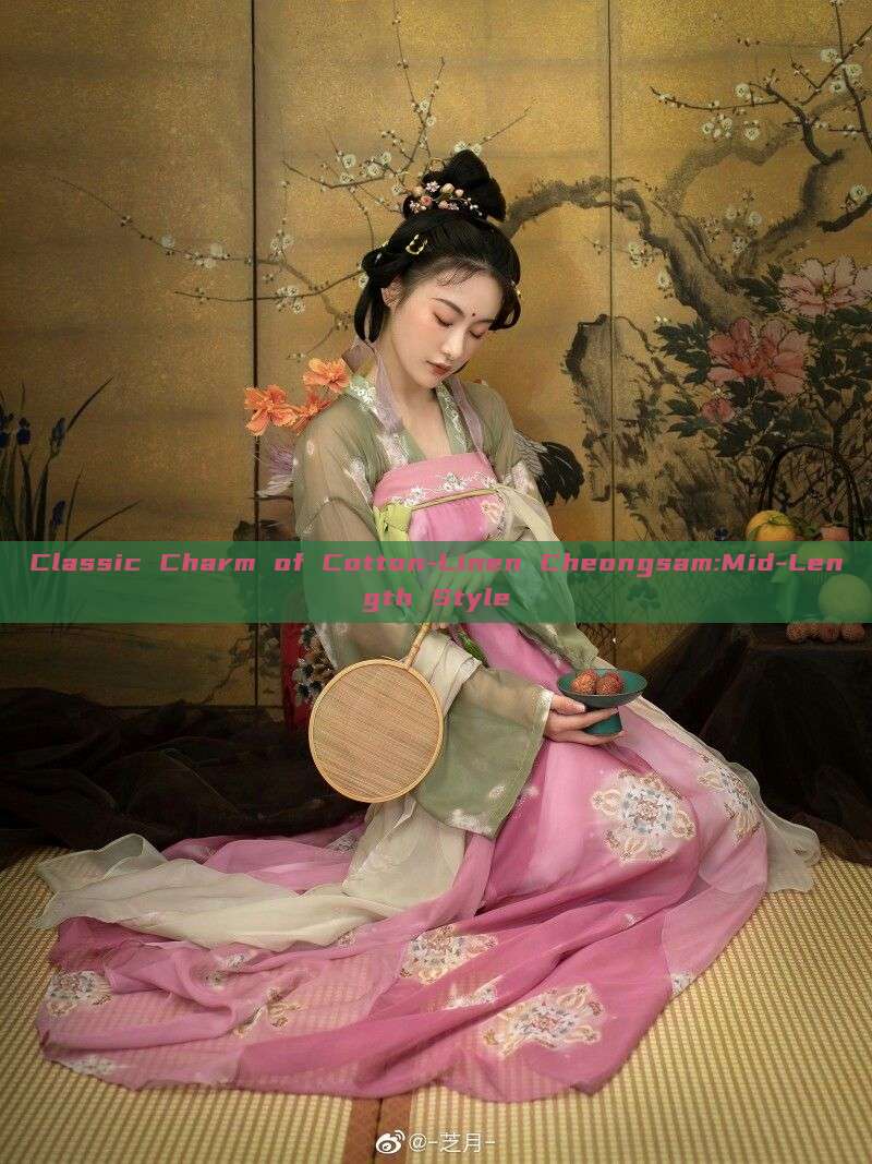 Classic Charm of Cotton-Linen Cheongsam:Mid-Length Style Classic Charm of Cotton-Linen Cheongsam:Mid-Length Style