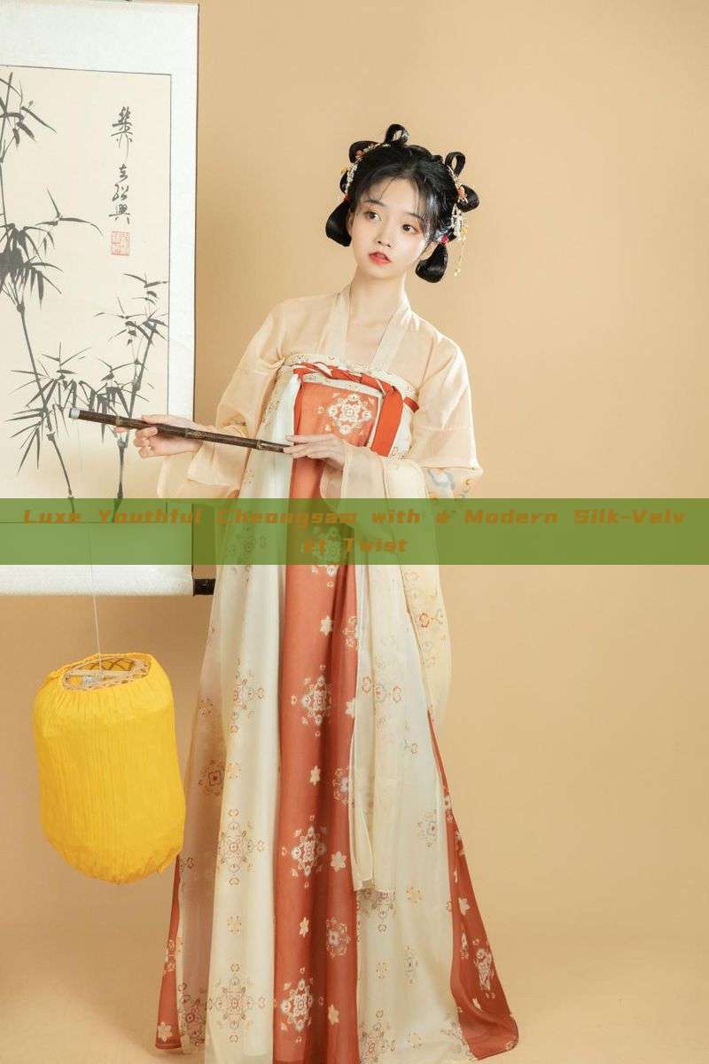 Luxe Youthful Cheongsam with a Modern Silk-Velvet Twist Luxe Youthful Cheongsam with a Modern Silk-Velvet Twist