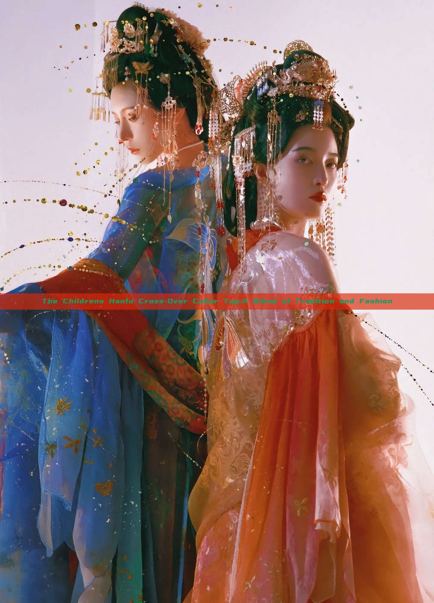 The Childrens Hanfu Cross-Over Collar Top:A Blend of Tradition and Fashion