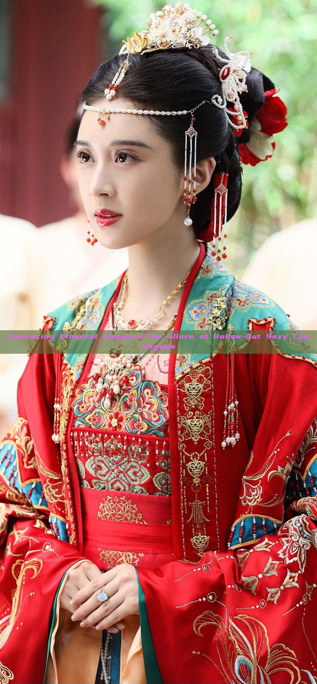 Embracing Ethereal Elegance:The Allure of Hollow-Out Sexy Cheongsam Embracing Ethereal Elegance:The Allure of Hollow-Out Sexy Cheongsam