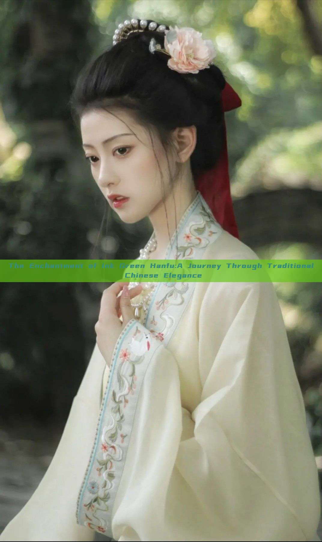 The Enchantment of Ink Green Hanfu:A Journey Through Traditional Chinese Elegance