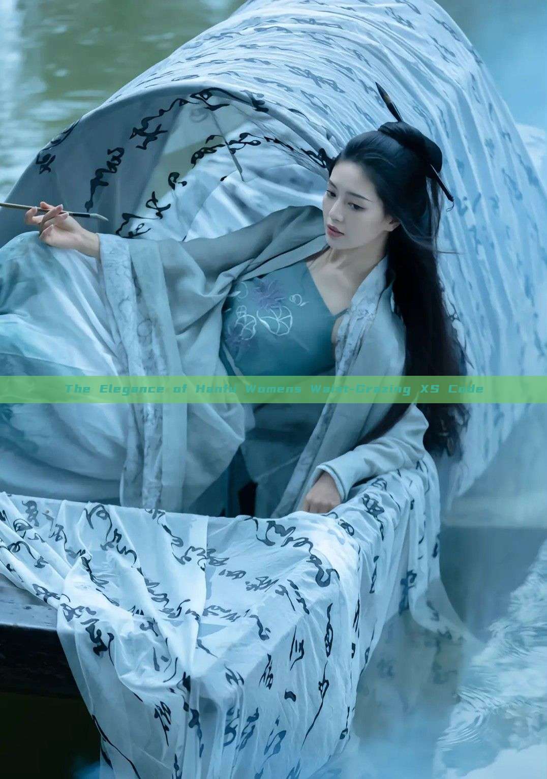 The Elegance of Hanfu Womens Waist-Grazing XS Code