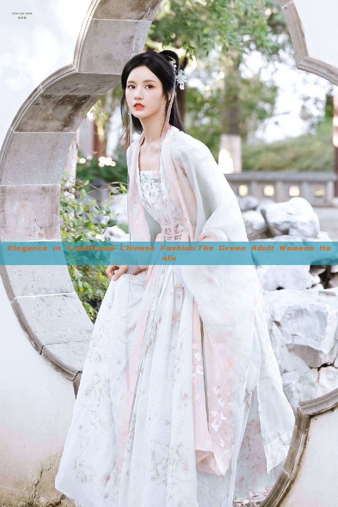 Elegance in Traditional Chinese Fashion:The Green Adult Womens Hanfu Elegance in Traditional Chinese Fashion:The Green Adult Womens Hanfu