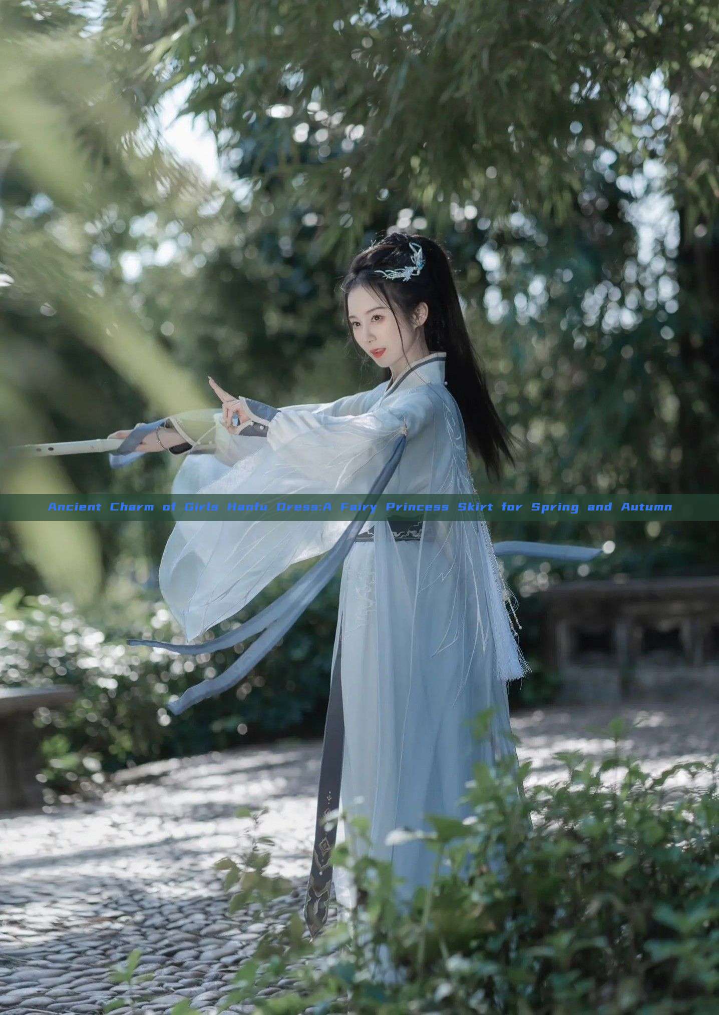 Ancient Charm of Girls Hanfu Dress:A Fairy Princess Skirt for Spring and Autumn Ancient Charm of Girls Hanfu Dress:A Fairy Princess Skirt for Spring and Autumn