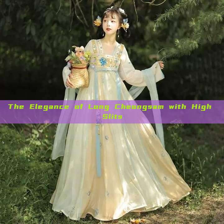 The Elegance of Long Cheongsam with High Slits The Elegance of Long Cheongsam with High Slits