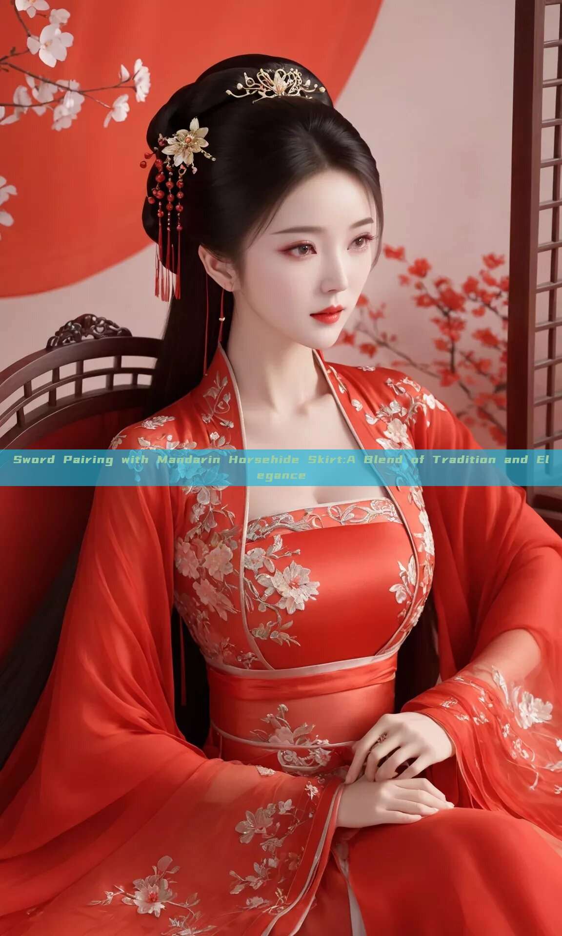Sword Pairing with Mandarin Horsehide Skirt:A Blend of Tradition and Elegance Sword Pairing with Mandarin Horsehide Skirt:A Blend of Tradition and Elegance