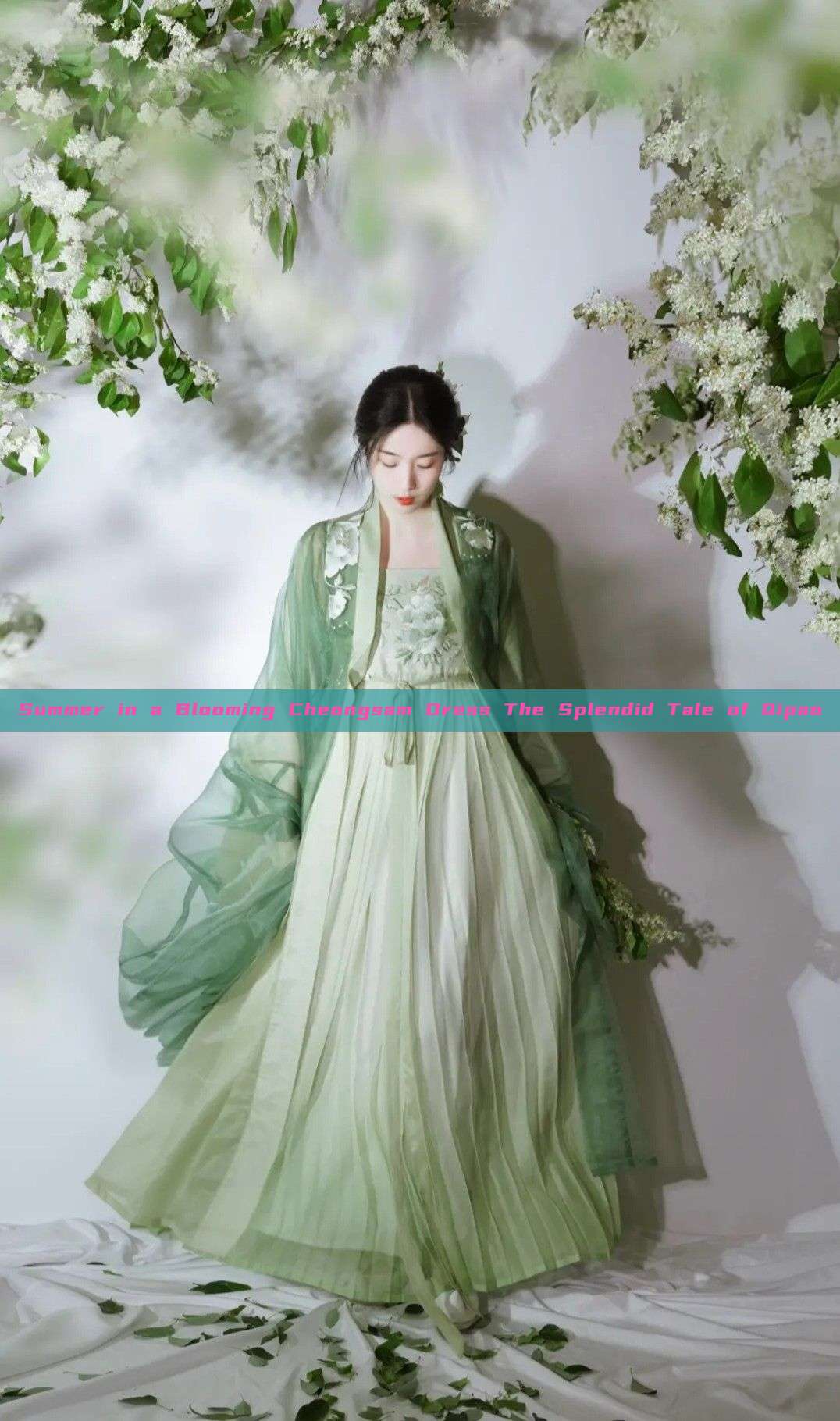 Summer in a Blooming Cheongsam Dress The Splendid Tale of Qipao Summer in a Blooming Cheongsam Dress The Splendid Tale of Qipao