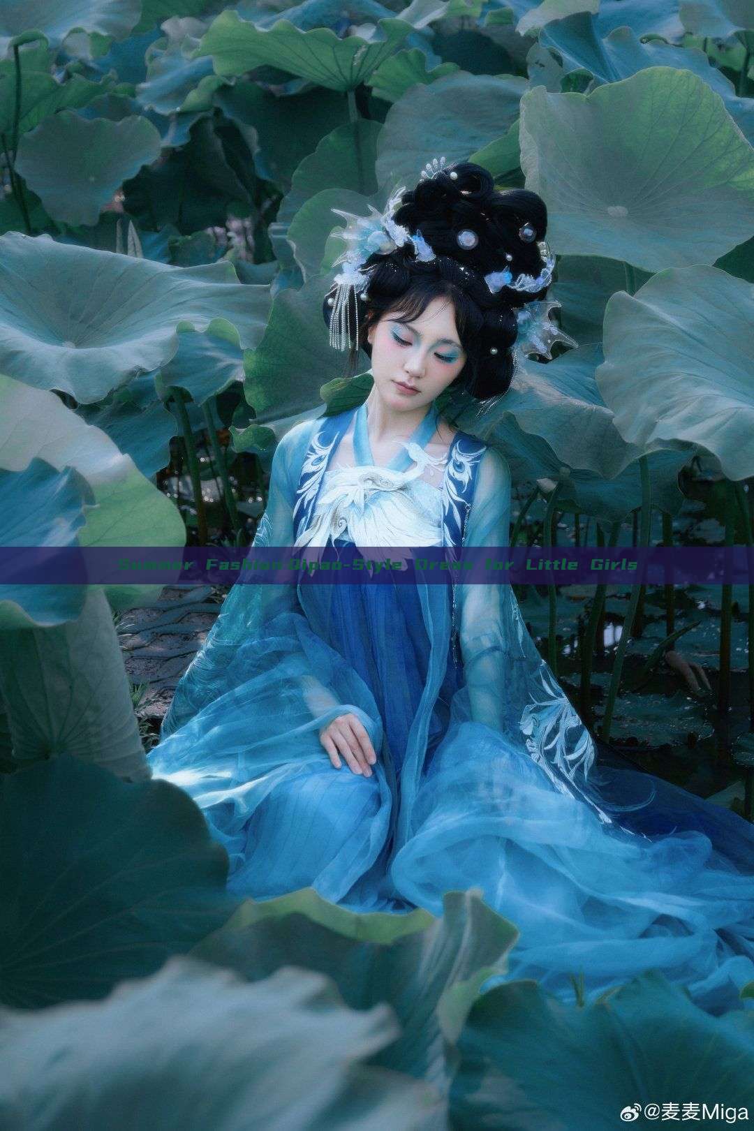 Summer Fashion:Qipao-Style Dress for Little Girls Summer Fashion:Qipao-Style Dress for Little Girls