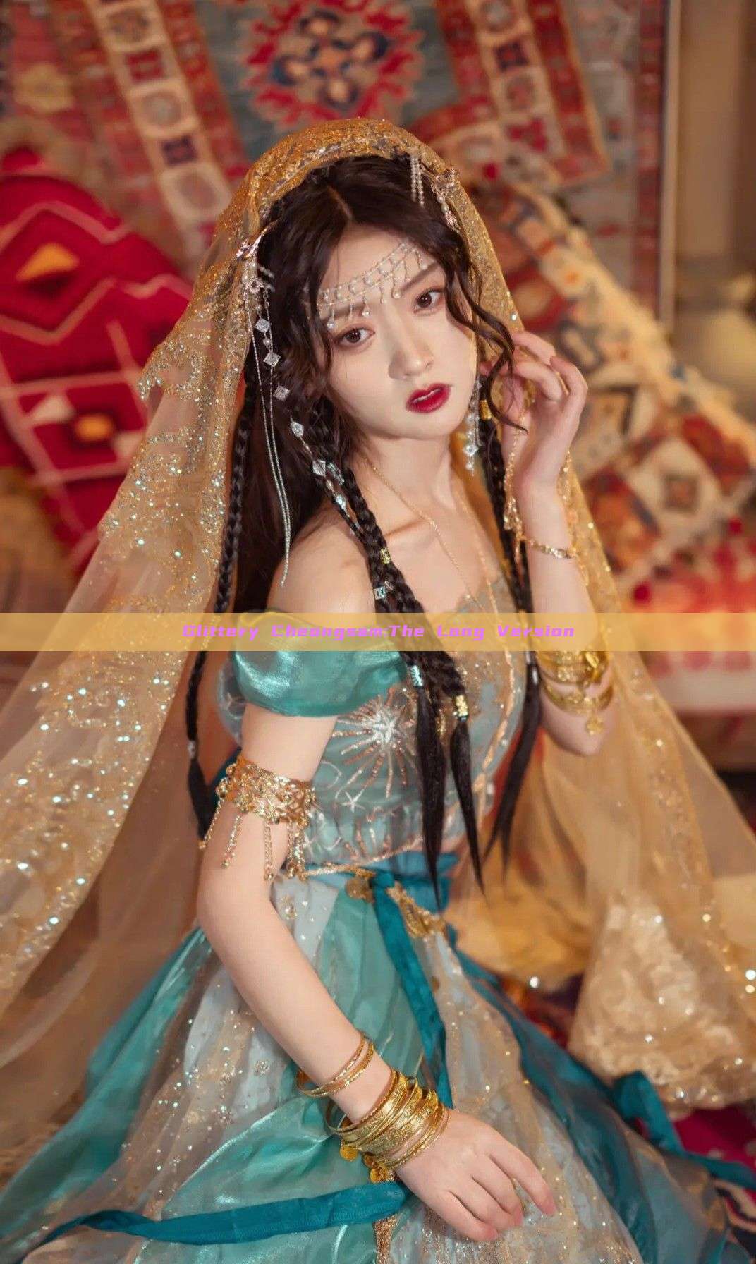Glittery Cheongsam:The Long Version Glittery Cheongsam:The Long Version