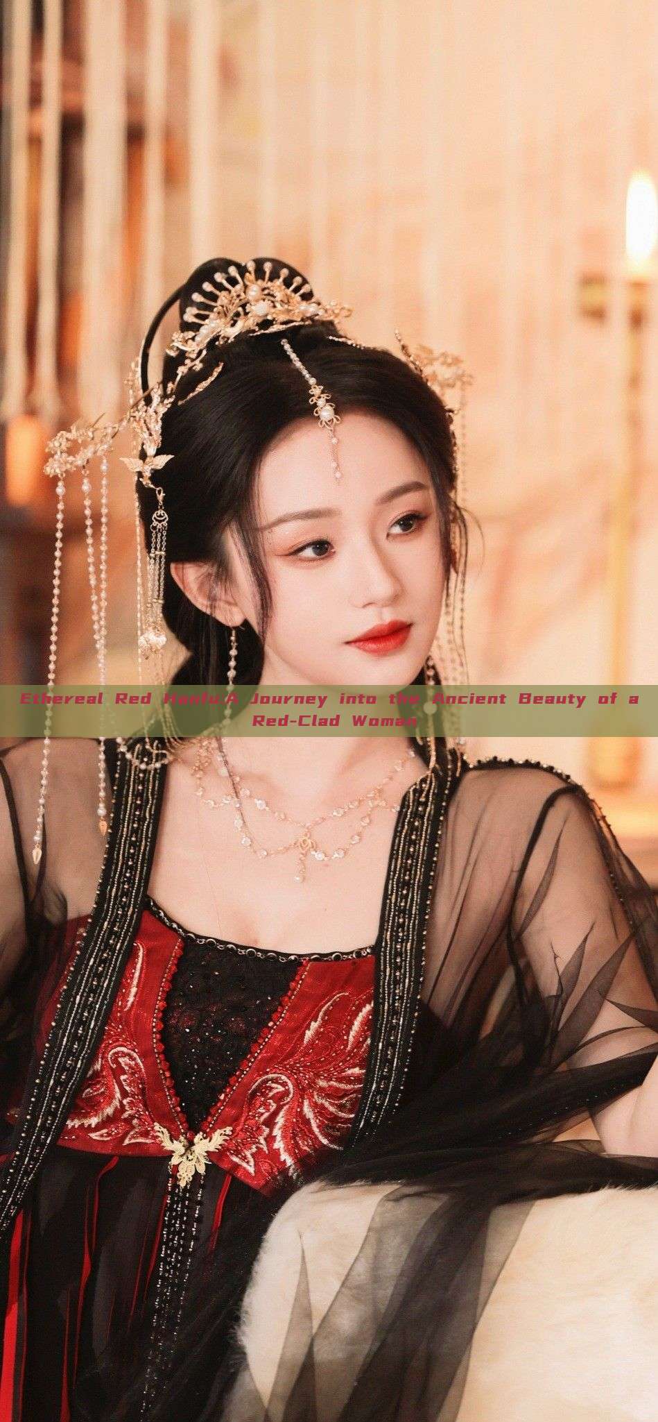 Ethereal Red Hanfu:A Journey into the Ancient Beauty of a Red-Clad Woman Ethereal Red Hanfu:A Journey into the Ancient Beauty of a Red-Clad Woman