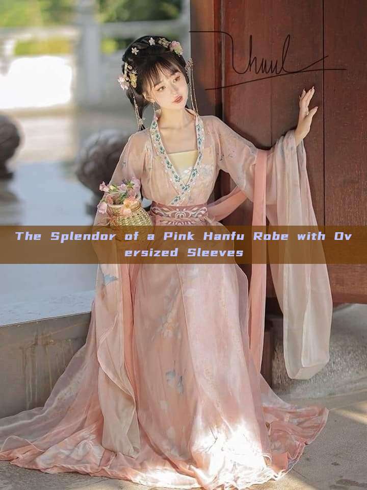 The Splendor of a Pink Hanfu Robe with Oversized Sleeves The Splendor of a Pink Hanfu Robe with Oversized Sleeves