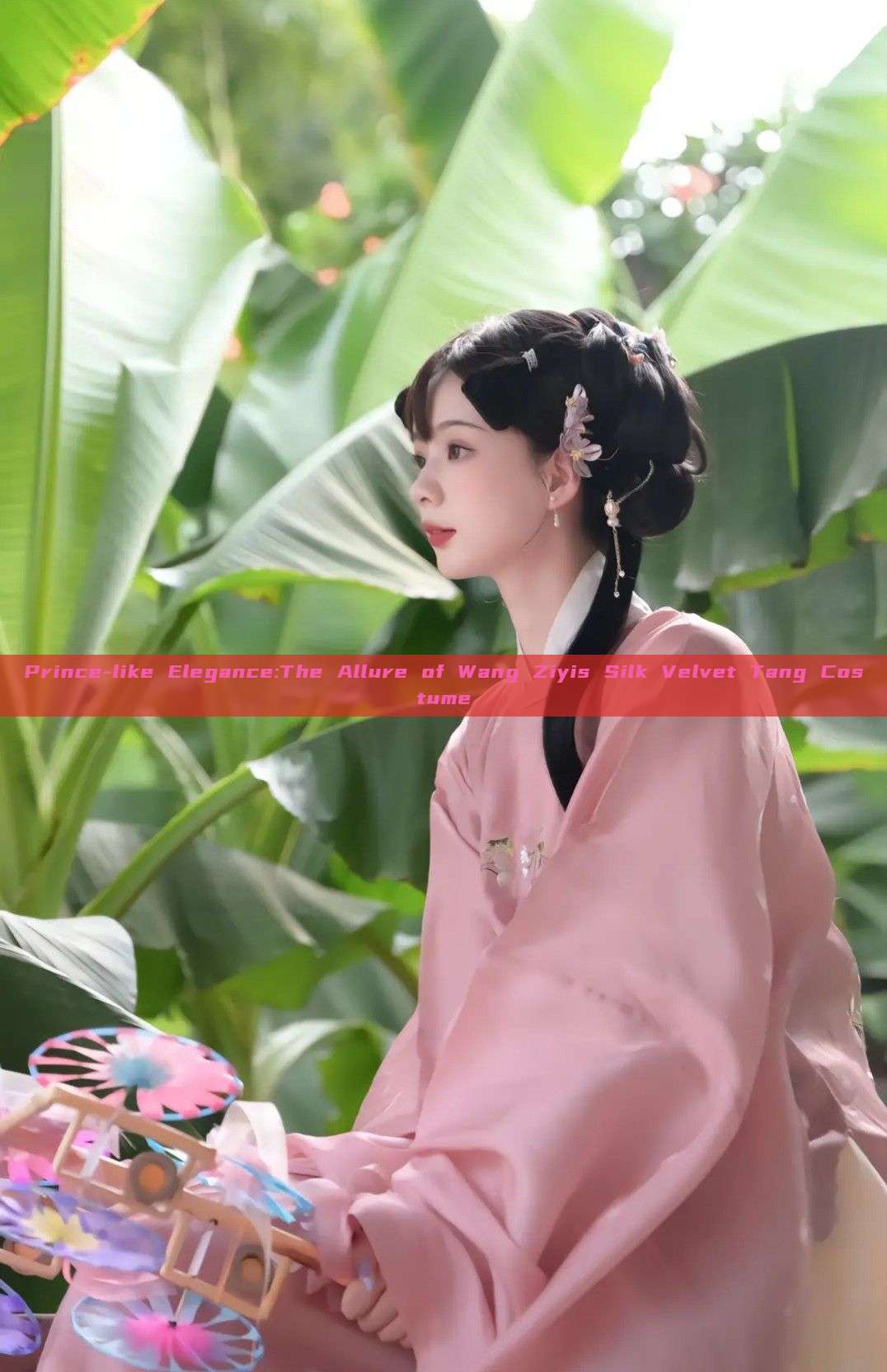 Prince-like Elegance:The Allure of Wang Ziyis Silk Velvet Tang Costume