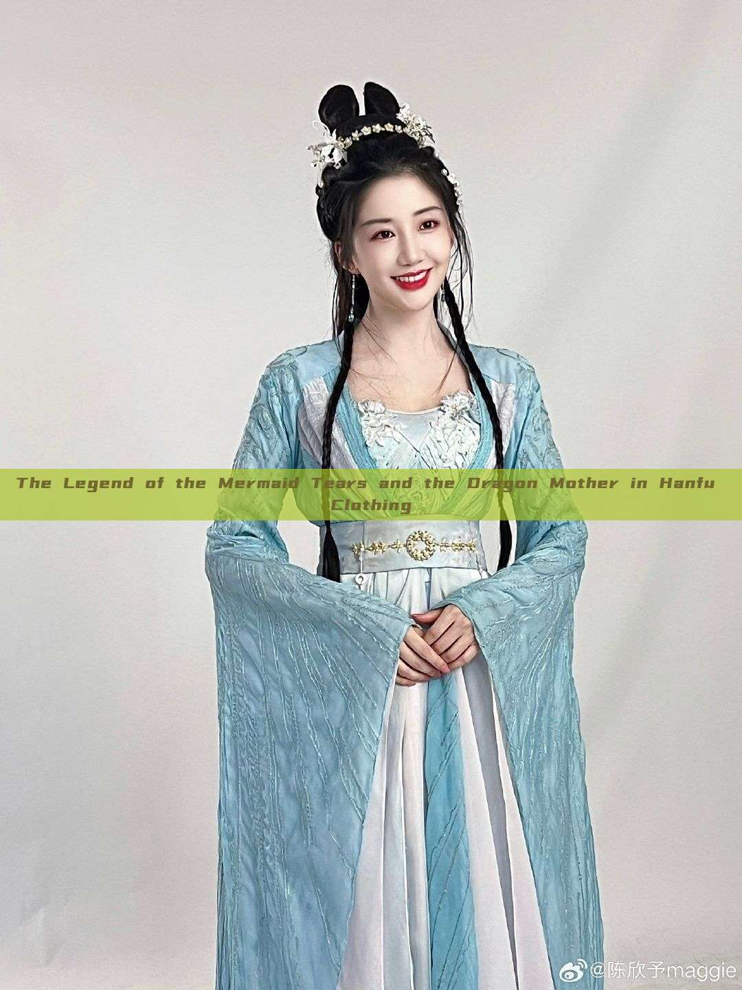 The Legend of the Mermaid Tears and the Dragon Mother in Hanfu Clothing The Legend of the Mermaid Tears and the Dragon Mother in Hanfu Clothing