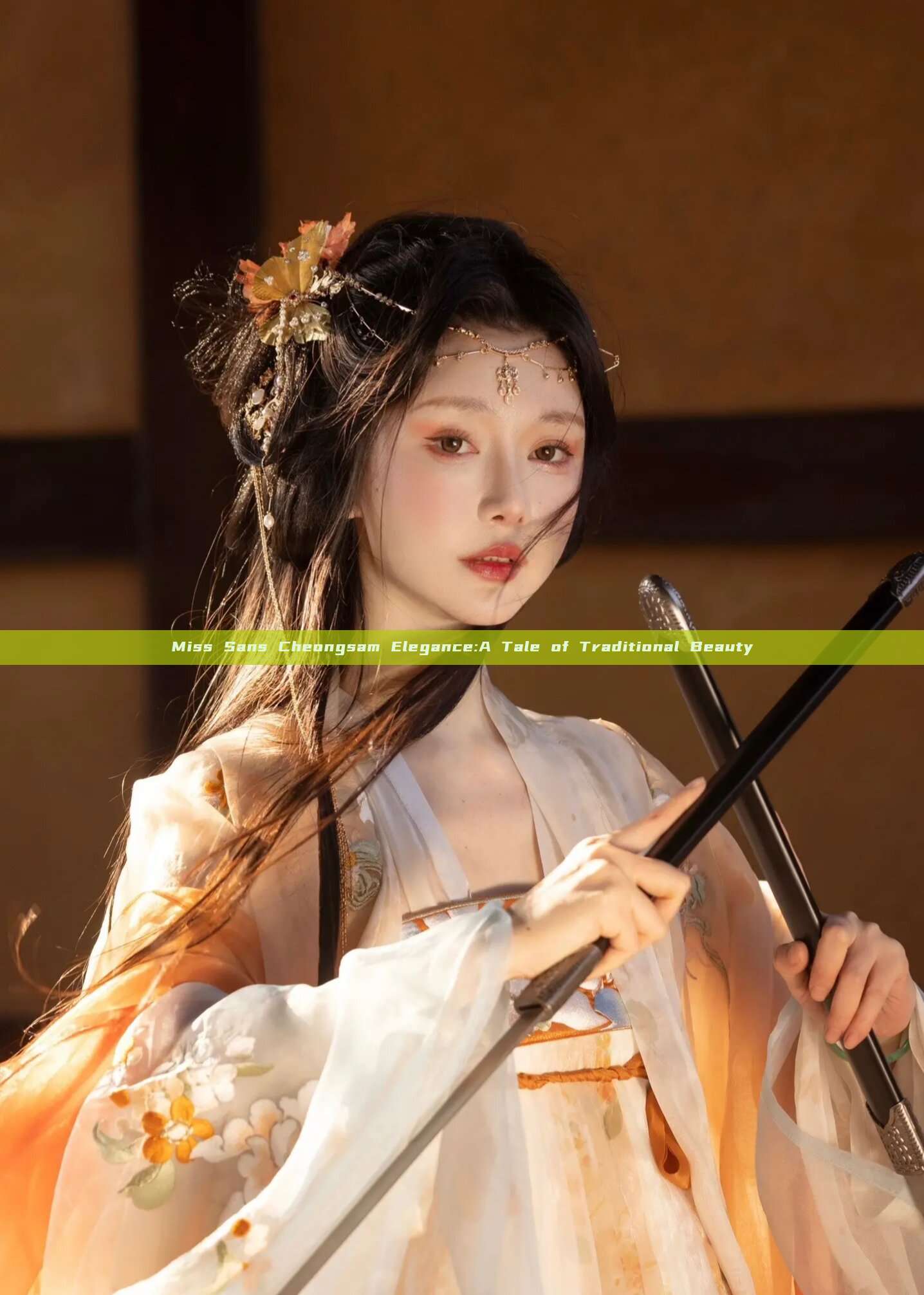 Miss Sans Cheongsam Elegance:A Tale of Traditional Beauty Miss Sans Cheongsam Elegance:A Tale of Traditional Beauty
