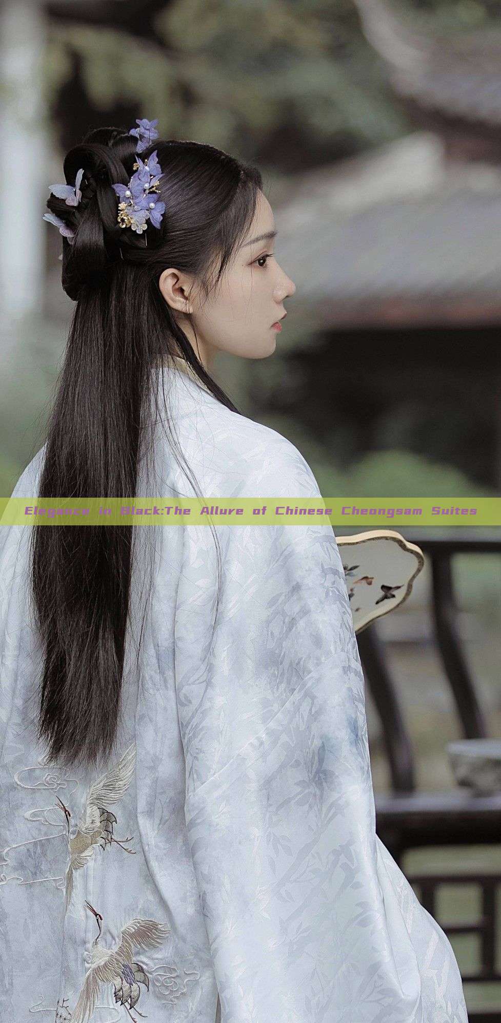 Elegance in Black:The Allure of Chinese Cheongsam Suites