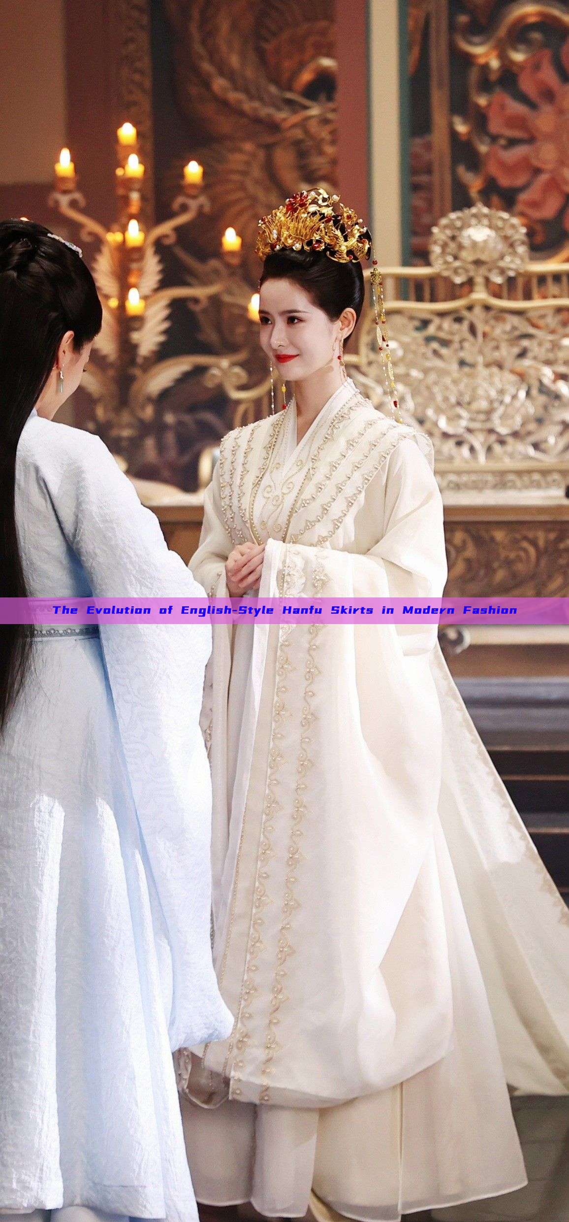 The Evolution of English-Style Hanfu Skirts in Modern Fashion