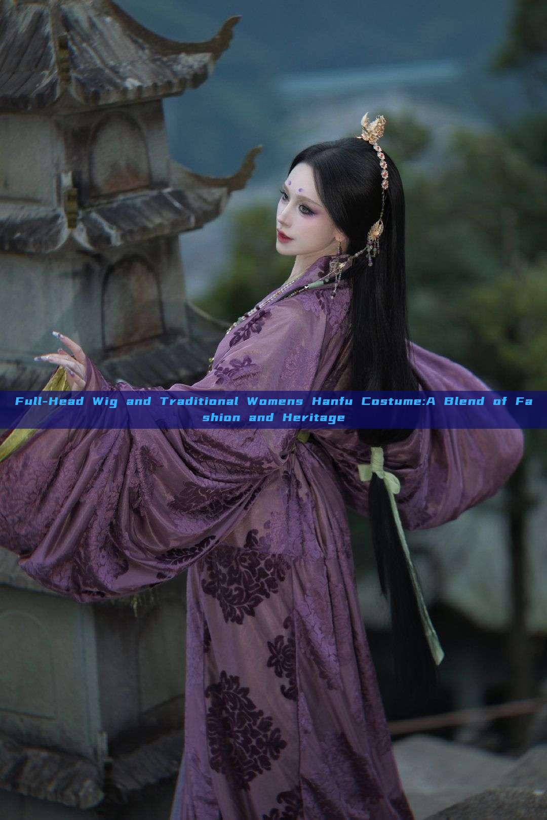 Full-Head Wig and Traditional Womens Hanfu Costume:A Blend of Fashion and Heritage Full-Head Wig and Traditional Womens Hanfu Costume:A Blend of Fashion and Heritage