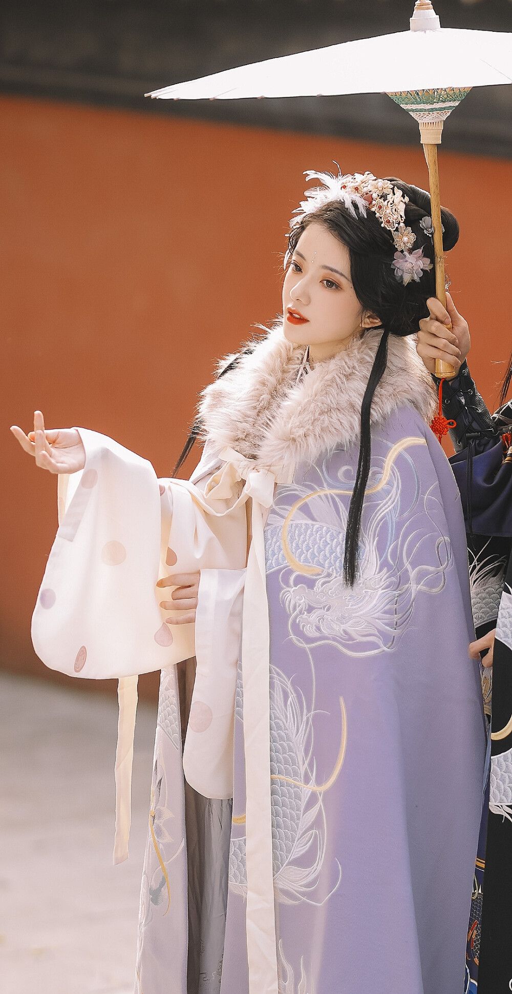 Winter Fashion:The Combination of Hanfu Top and Horseface Skirt