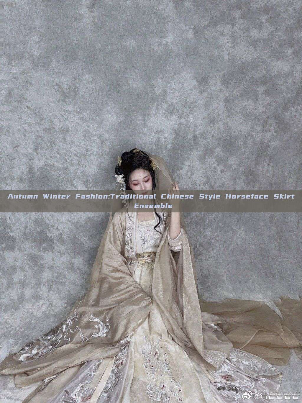 Autumn Winter Fashion:Traditional Chinese Style Horseface Skirt Ensemble Autumn Winter Fashion:Traditional Chinese Style Horseface Skirt Ensemble