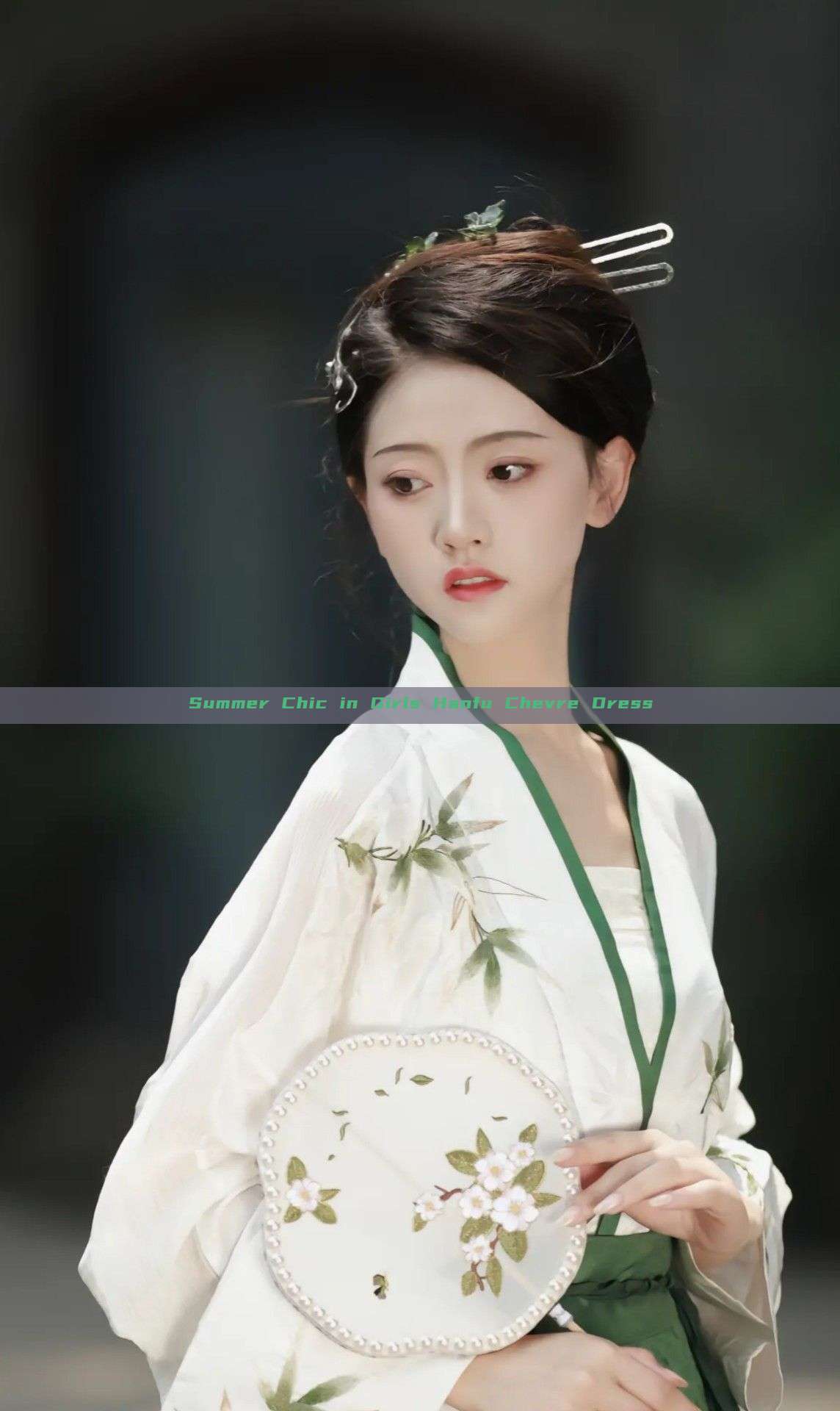 Summer Chic in Girls Hanfu Chevre Dress Summer Chic in Girls Hanfu Chevre Dress