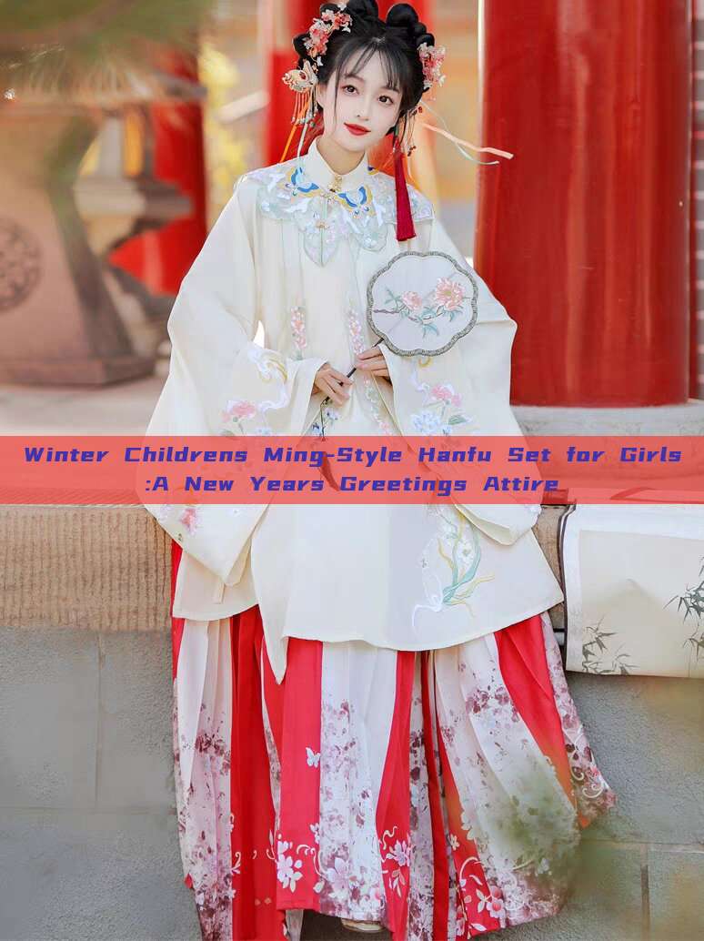 Winter Childrens Ming-Style Hanfu Set for Girls:A New Years Greetings Attire Winter Childrens Ming-Style Hanfu Set for Girls:A New Years Greetings Attire