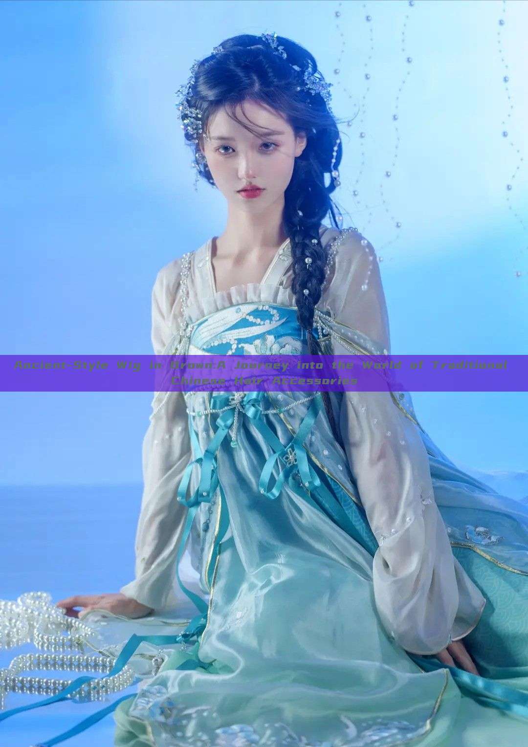 Ancient-Style Wig in Brown:A Journey into the World of Traditional Chinese Hair Accessories Ancient-Style Wig in Brown:A Journey into the World of Traditional Chinese Hair Accessories