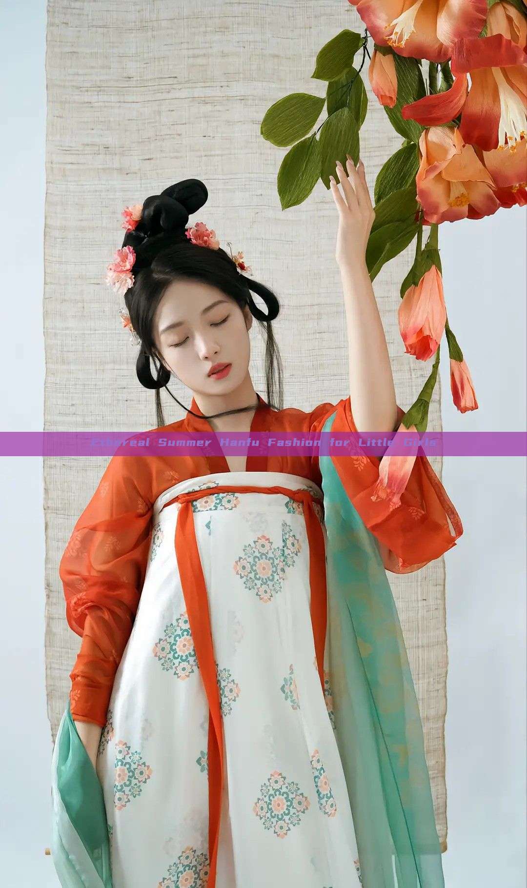 Ethereal Summer Hanfu Fashion for Little Girls