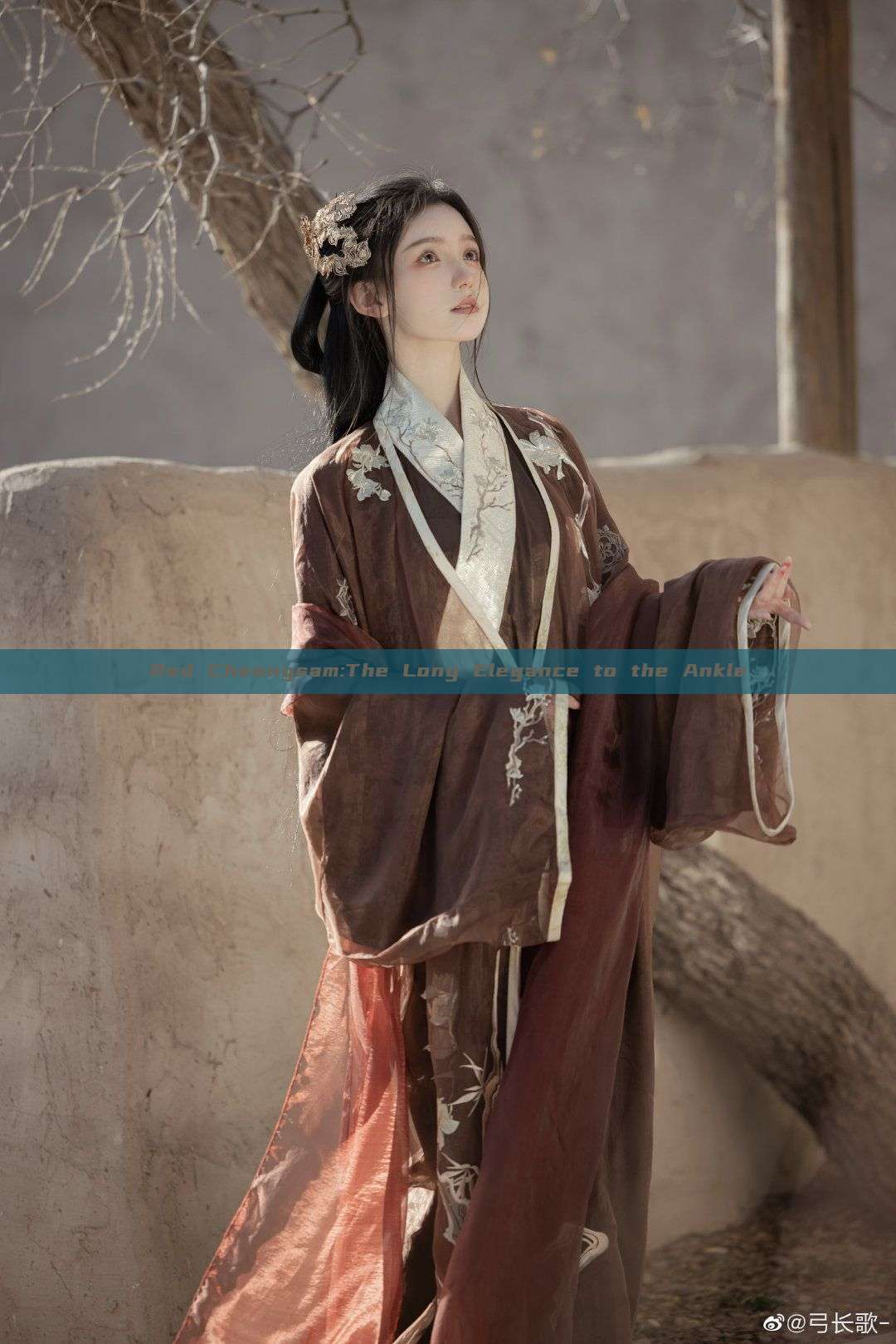 Red Cheongsam:The Long Elegance to the Ankle Red Cheongsam:The Long Elegance to the Ankle