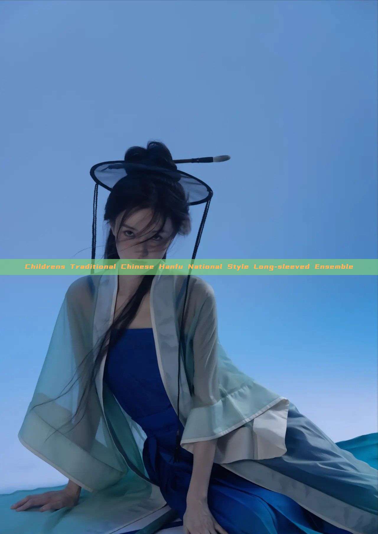 Childrens Traditional Chinese Hanfu National Style Long-sleeved Ensemble Childrens Traditional Chinese Hanfu National Style Long-sleeved Ensemble