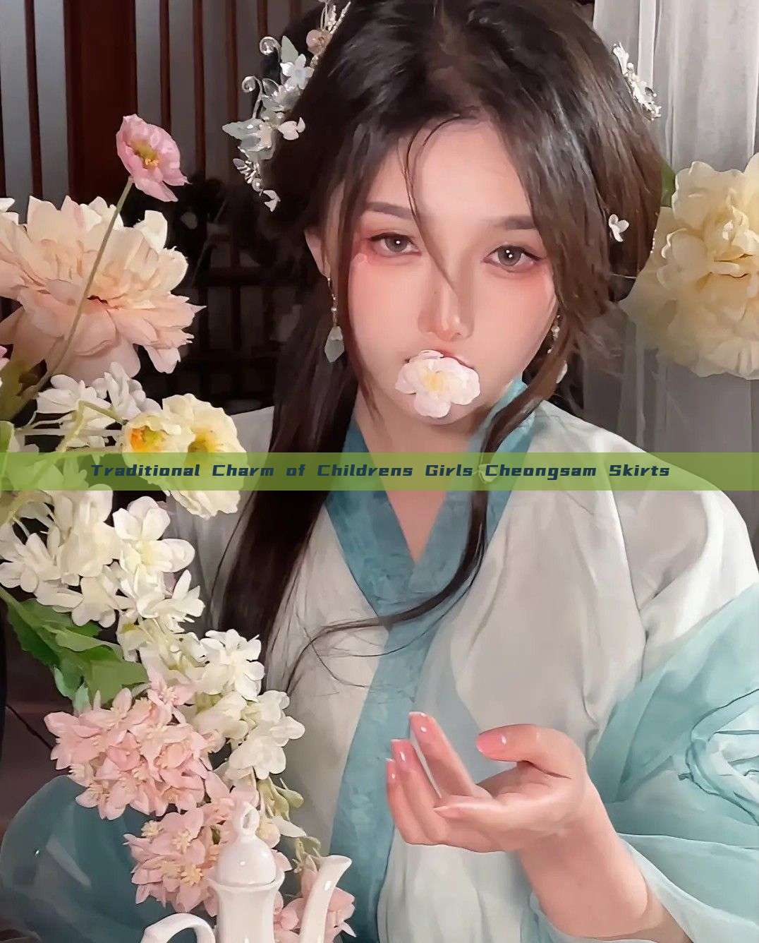 Traditional Charm of Childrens Girls Cheongsam Skirts Traditional Charm of Childrens Girls Cheongsam Skirts
