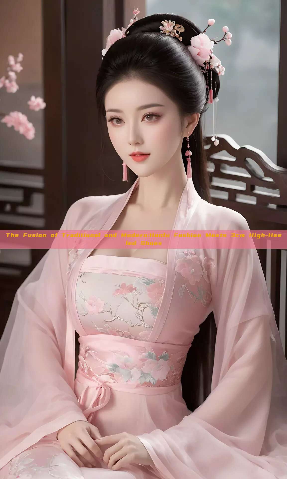 The Fusion of Traditional and Modern:Hanfu Fashion Meets 3cm High-Heeled Shoes The Fusion of Traditional and Modern:Hanfu Fashion Meets 3cm High-Heeled Shoes