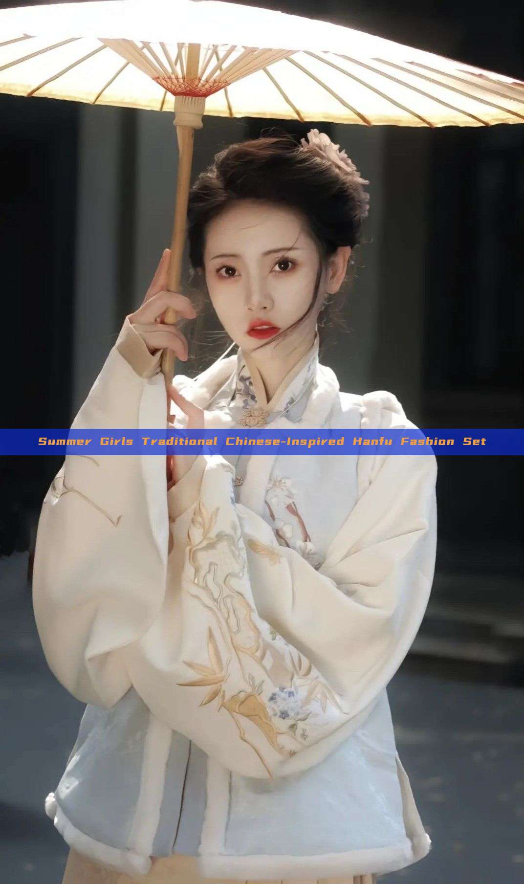 Summer Girls Traditional Chinese-Inspired Hanfu Fashion Set Summer Girls Traditional Chinese-Inspired Hanfu Fashion Set