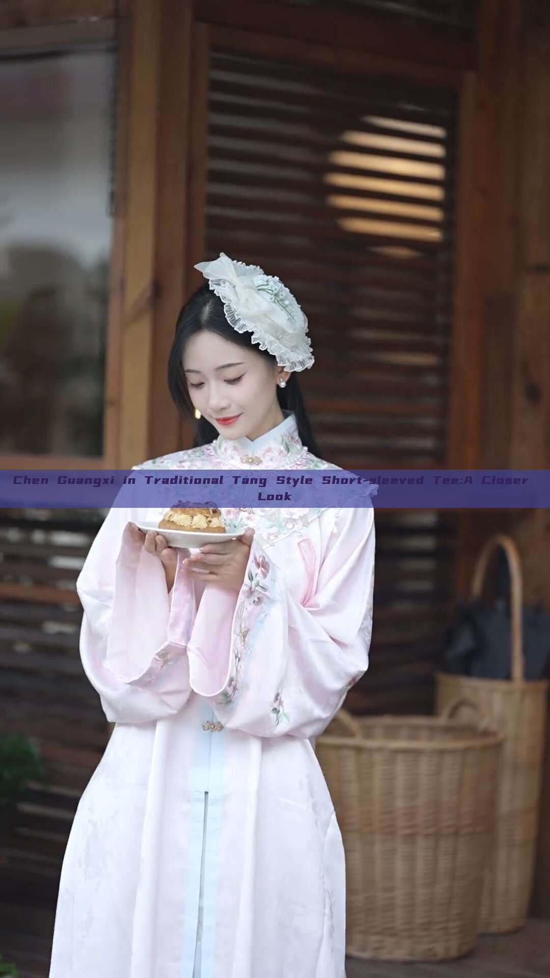 Chen Guangxi in Traditional Tang Style Short-sleeved Tee:A Closer Look Chen Guangxi in Traditional Tang Style Short-sleeved Tee:A Closer Look